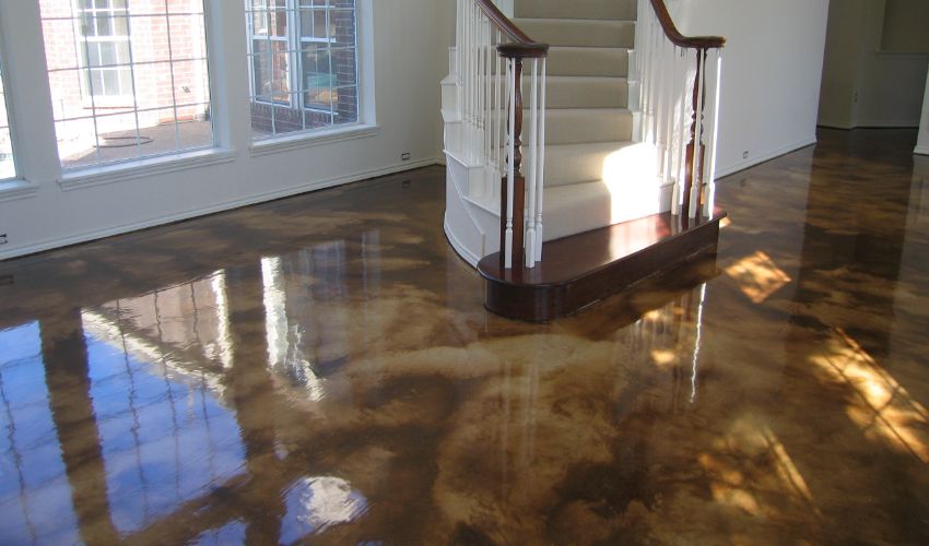 Classic epoxy floooring remove