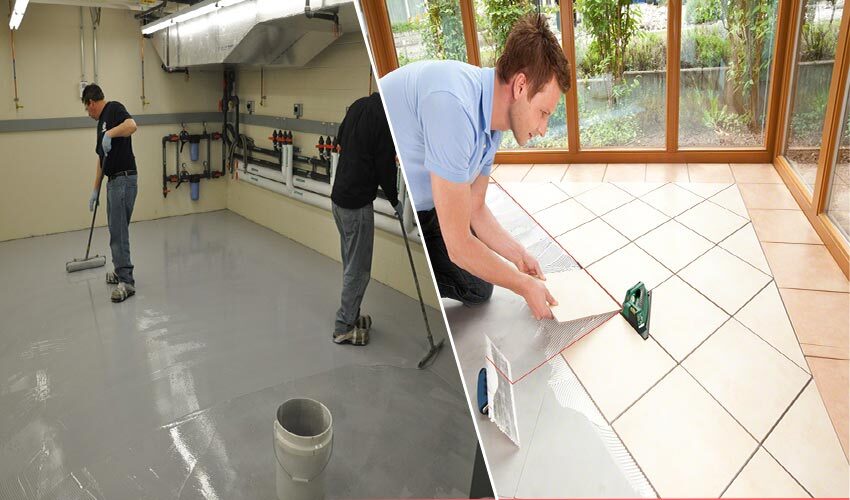 How to maintain epoxy or tile flooring