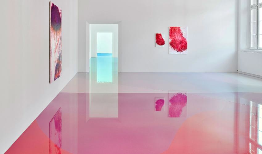 How designers are adding a pop of colour to interiors using epoxy